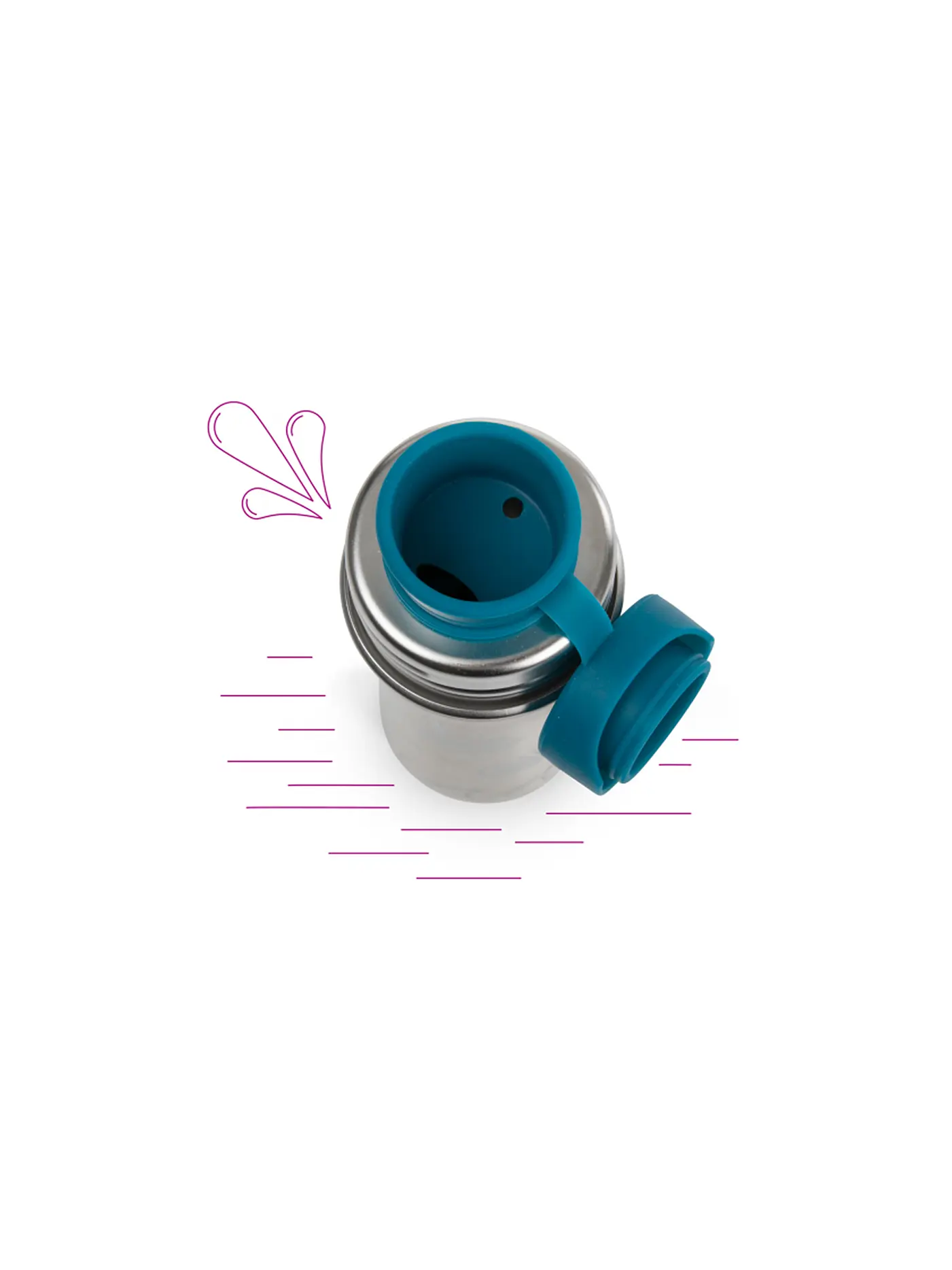 AFFENZAHN | Trinkflasche "Koala" 0,33l (Edelstahl) | keine Farbe